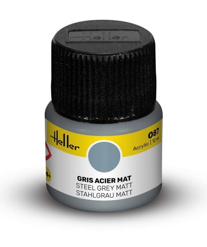 Heller Peinture Acrylic 087 gris acier mat  (9087)