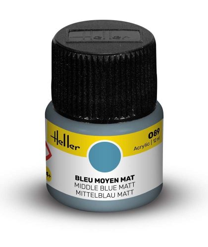 Heller Peinture Acrylic 089 bleu moyen mat  (9089)