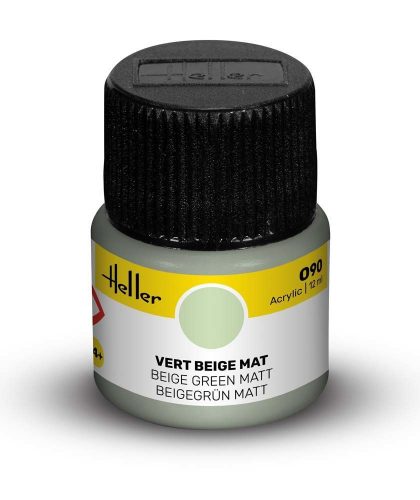 Heller Peinture Acrylic 090 vert beige mat  (9090)