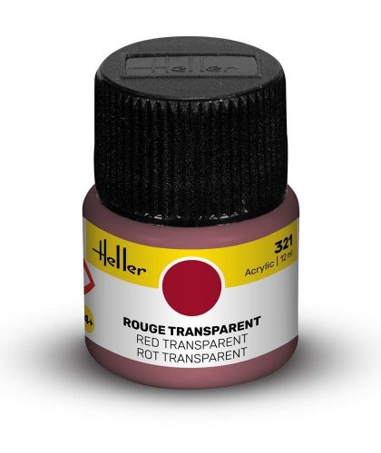 Heller Peinture Acrylic 321 rouge transparent  (9321)