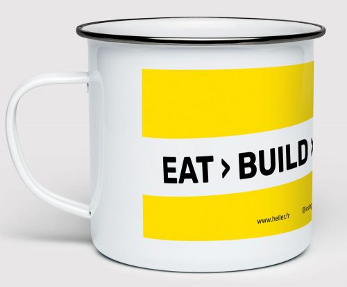 Heller Mug Eat > Build > Sleep > Repeat  (96503)