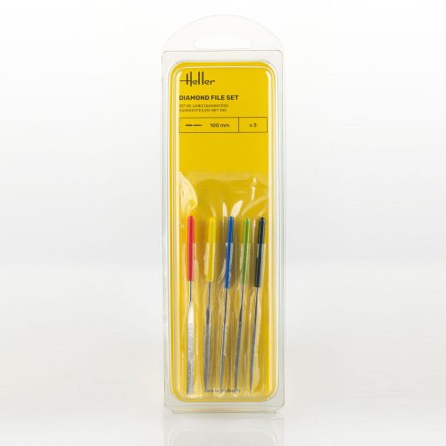 Heller Diamond file set 100 mm (5 pieces) (99005)