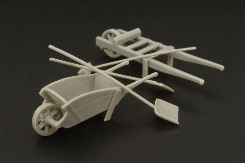 Hauler Wheel-barrow set 1:48 (HLF48017)