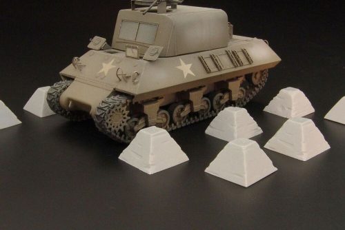 Hauler Dragon’s Teeth tank traps 1:72 (HLH72052)