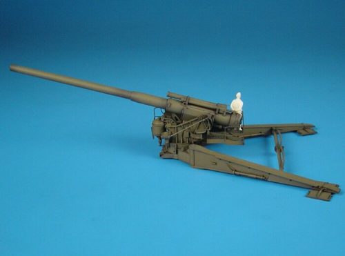 Hauler M1 8inch gun IN FIRE POSITION 1:72 (HLP72007)