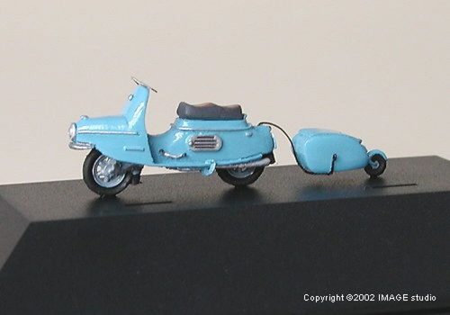 Hauler Scooter CZ Cezeta w-PAV 1957 1:87 (HLR87143)