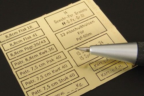 Hauler German ammo boxes-airbrush templates 1:35 (HLU35069)