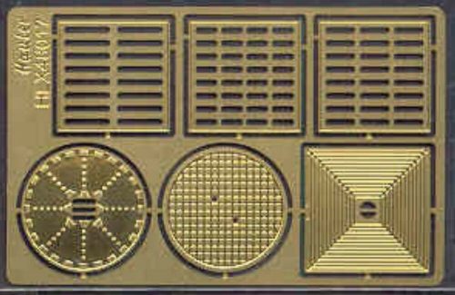 Hauler Grills and manholes 1:48 (HLX48017)