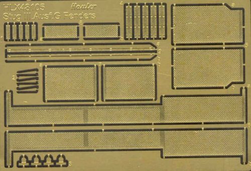 Hauler Stug III Ausf G FENDERS 1:48 (HLX48105)