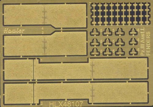 Hauler Pz III Ausf L FENDERS 1:48 (HLX48107)