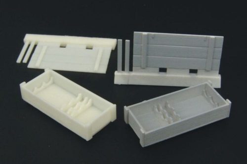 Hauler ammo boxes for TIGER I 1:48 (HLX48120)