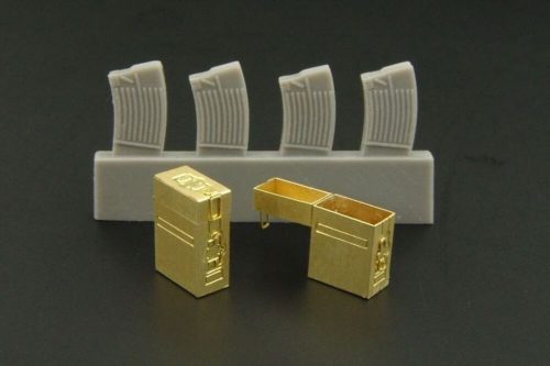 Hauler 2cm FLAK magazines and boxes 1:48 (HLX48205)