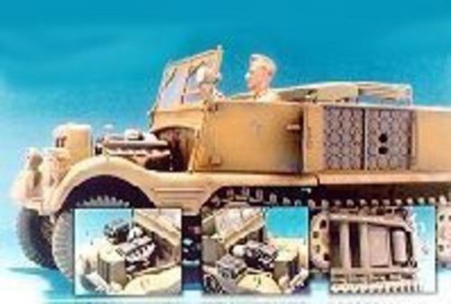 Hobby Fan Sd.Kfz.11 3T Engine/Fuel Tank/7.5cm 1:35 (HF037)