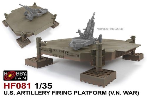 Hobby Fan U.S.Artillery Firing Platform(V.N.War) (for kit AF35006) 1:35 (HF081)