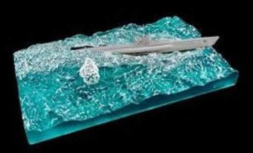 Hobby Fan WAVE Base GERMAN U-BOAT WAVE BASE W/Water splash for SE73502 73503 73504 1:350 (HF097)