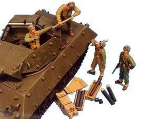 Hobby Fan U.S. M10/M18 Tank Crew-4 Fig.&Suppl.AMMO 1:35 (HF522)