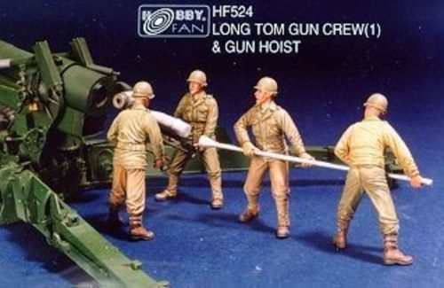 Hobby Fan Long Tom Gun Crew(1) & Gun Hoist 1:35 (HF524)