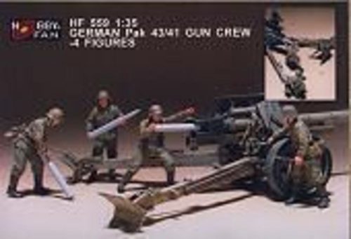 Hobby Fan German Pak 43/41 Gun Crew- 4 Figures 1:35 (HF559)