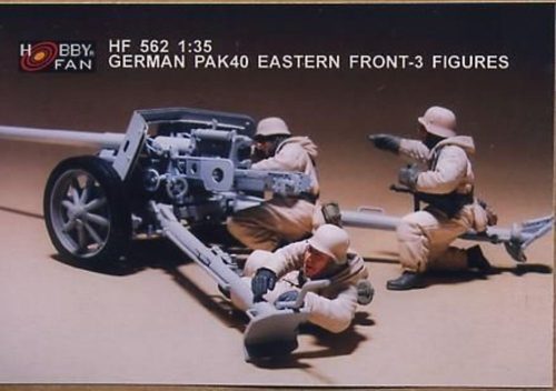 Hobby Fan German Pak40 eastern front- 3 Figures 1:35 (HF562)