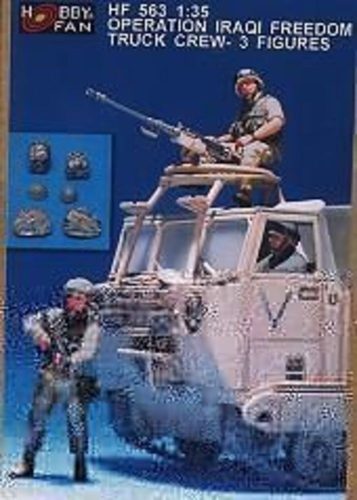 Hobby Fan Operation Iraqi freedom truck Crew- 3Fig 1:35 (HF563)