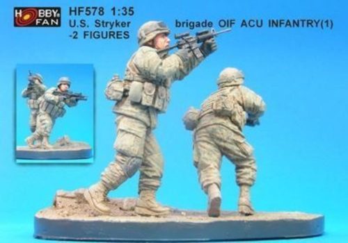 Hobby Fan U.S. Stryker brigade(1) infantry- 2 Fig. 1:35 (HF578)