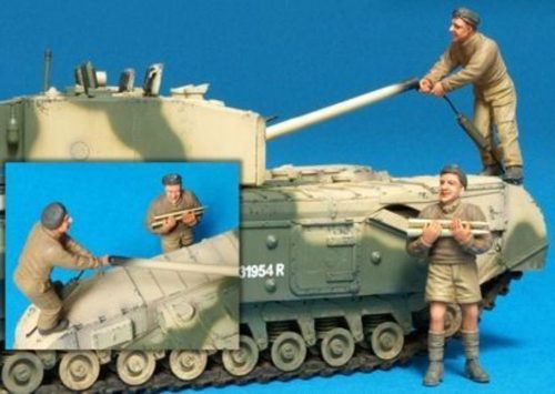 Hobby Fan Brit. Churchill Tank Crew (III)Ala./2Fig 1:35 (HF587)