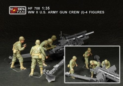 Hobby Fan WWII U.S. Army gun crew (set 1 / 4 fig.) 1:35 (HF708)