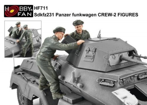 Hobby Fan Sdkfz231 Panzer Funkwagen Crew 2 Figuren 1:35 (HF711)