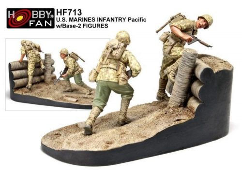 Hobby Fan US Marines Infantry Pacific 2 Figuren 1:35 (HF713)