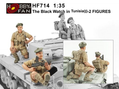 Hobby Fan The Black Watch in Tunisia(1)-2 Figures 1:35 (HF714)