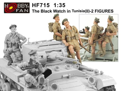 Hobby Fan The Black Watch in Tunisia(2)-2 Figures 1:35 (HF715)