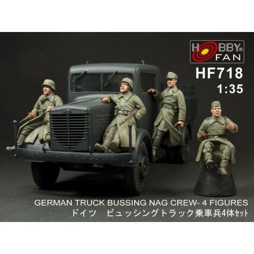 Hobby Fan German truck BÜSSING NAG crew 4 Fig. (HF718)