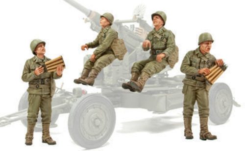 Hobby Fan WW II Bofors Gun Crew (I)-4 Figures 1:35 (HF720)