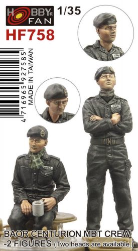 Hobby Fan BAOR Centurion MBT Crew-2 figures(Two heads are available) 1:35 (HF758)