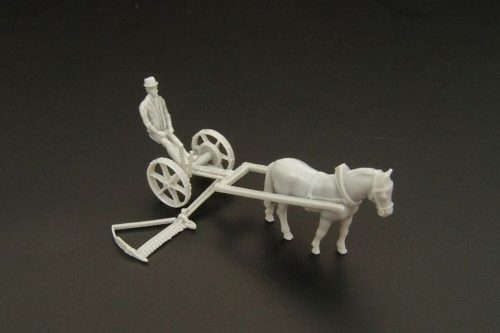 Hauler Grass chopper MELICHAR w horse 1:120 (HTT120064)