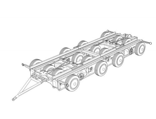 Hauler Culemeyer four axles 1:120 (HTT120082)