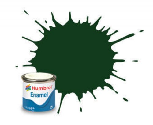 Humbrol Enamel Paint 003 Braunschweiger green, glossy 14 ml (AA0031)