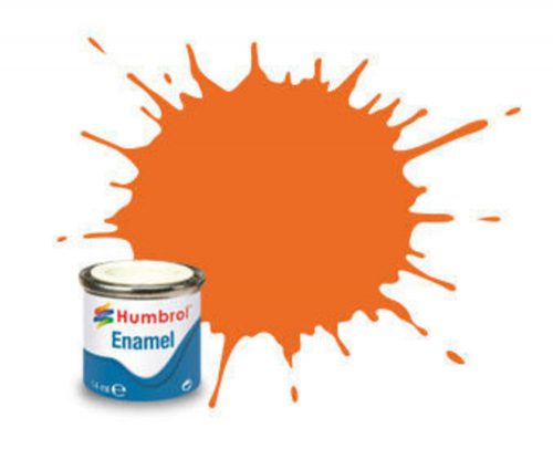 Humbrol Enamel Paint 046 orange, matt 14 ml (AA0046)