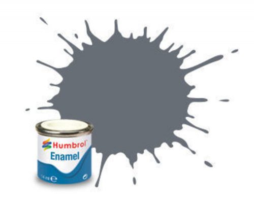 Humbrol Enamel Paint 005 Dark Grey, Glossy 14 ml (AA0059)