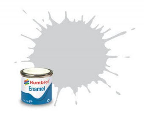 Humbrol Enamel Paint 011 Silver, Glossy 14 ml (AA0120)