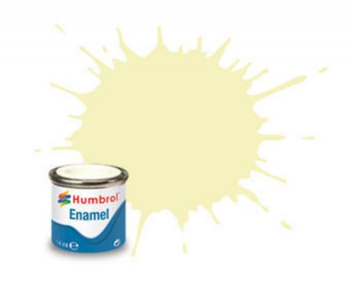 Humbrol Enamel Paint 041 Ivory, Glossy 14 ml (AA0446)