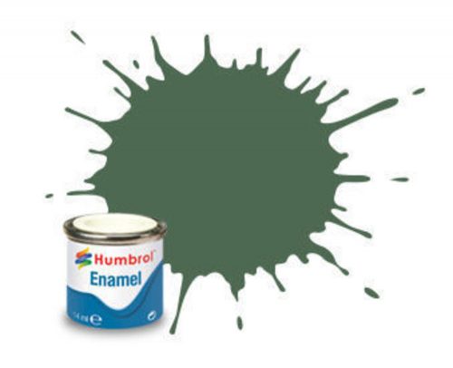 Humbrol Enamel Paint 076 Uniform Green, Matt 14 ml (AA0847)