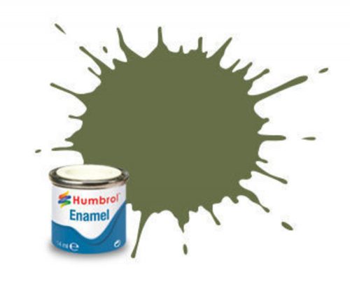 Humbrol Enamel Paint 080 Grass Green, Matt 14 ml (AA0881)