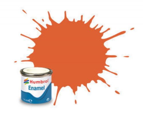 Humbrol Enamel Paint 082 Orange, Matt 14 ml (AA0905)