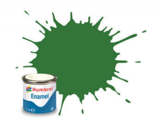 Humbrol Enamel Paint 131 Satin Medium Green 14 ml (AA1448)