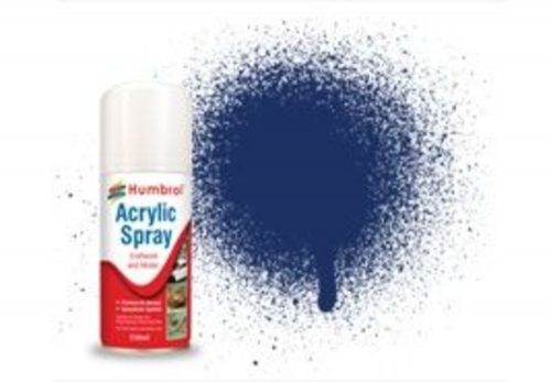 Humbrol Acrylic Spray 150 ml No 15 Midnight Blue 155 mm Kanone (AD6015)