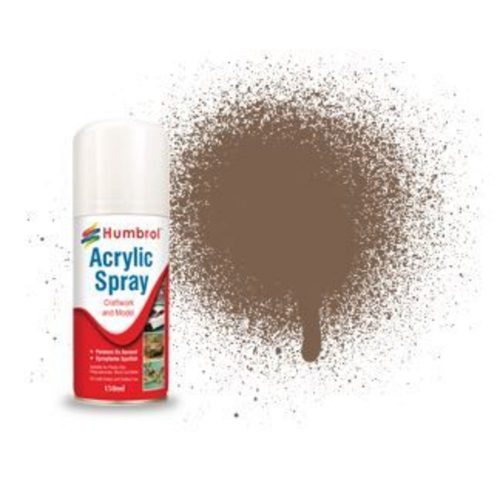 Humbrol Acrylic Spray 150 ml No 29 Dark Brown (AD6029)