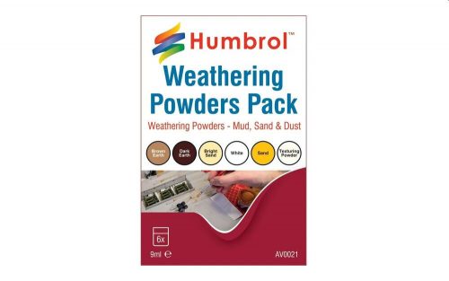 Humbrol Weathering powders mixed pack - 6 x 9ml (AV0021)