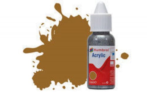 Humbrol Acrylic Paint No 26 Khaki - Matt, Dropper Bottle 14 ml (DB0026)