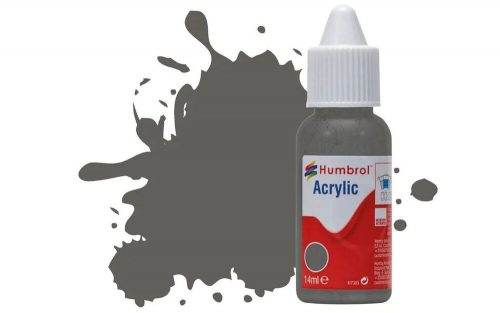 Humbrol Acrylic Paint No 31 Slate Grey Matt, Dropper Bottle 14 ml (DB0031)